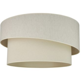 DUOLLA SHINE plafonlámpa – Ø 50 cm – krémszínű