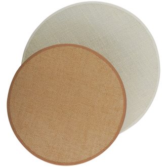   DUOLLA CIRCLES falilámpa – 45 cm széles – barna / krémszínű