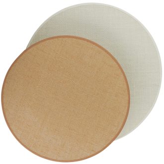   DUOLLA CIRCLES falilámpa – 38 cm széles – barna / krémszínű