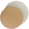 DUOLLA CIRCLES falilámpa – 38 cm széles – barna / krémszínű